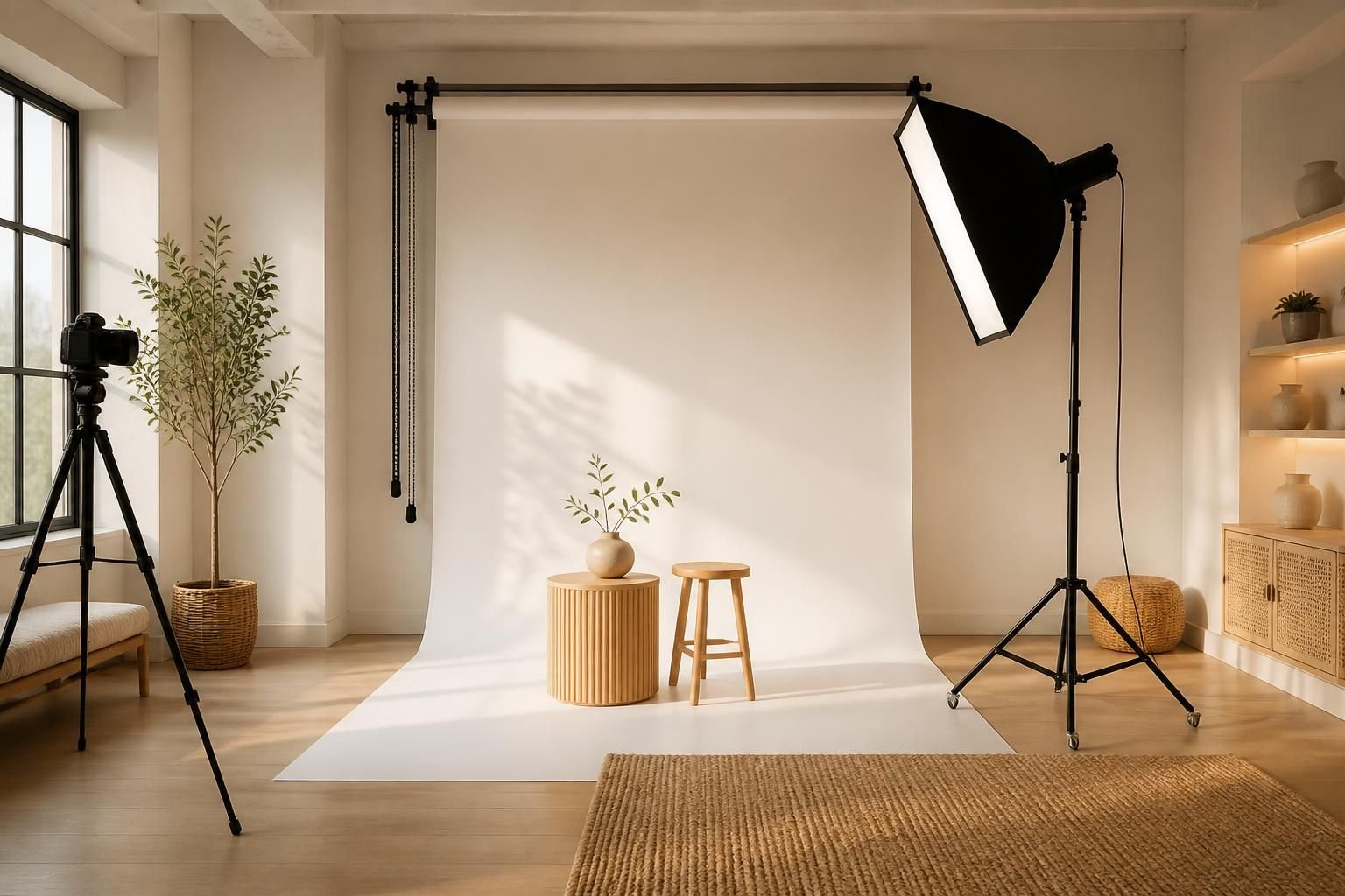 comment monter un studio photo à la maison en choisissant le matériel photo essentiel pour des clichés professionnels et de qualité.