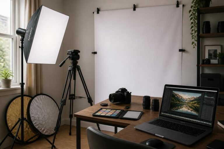découvrez le matériel essentiel pour monter un studio photo à la maison et créer des prises de vue professionnelles facilement.