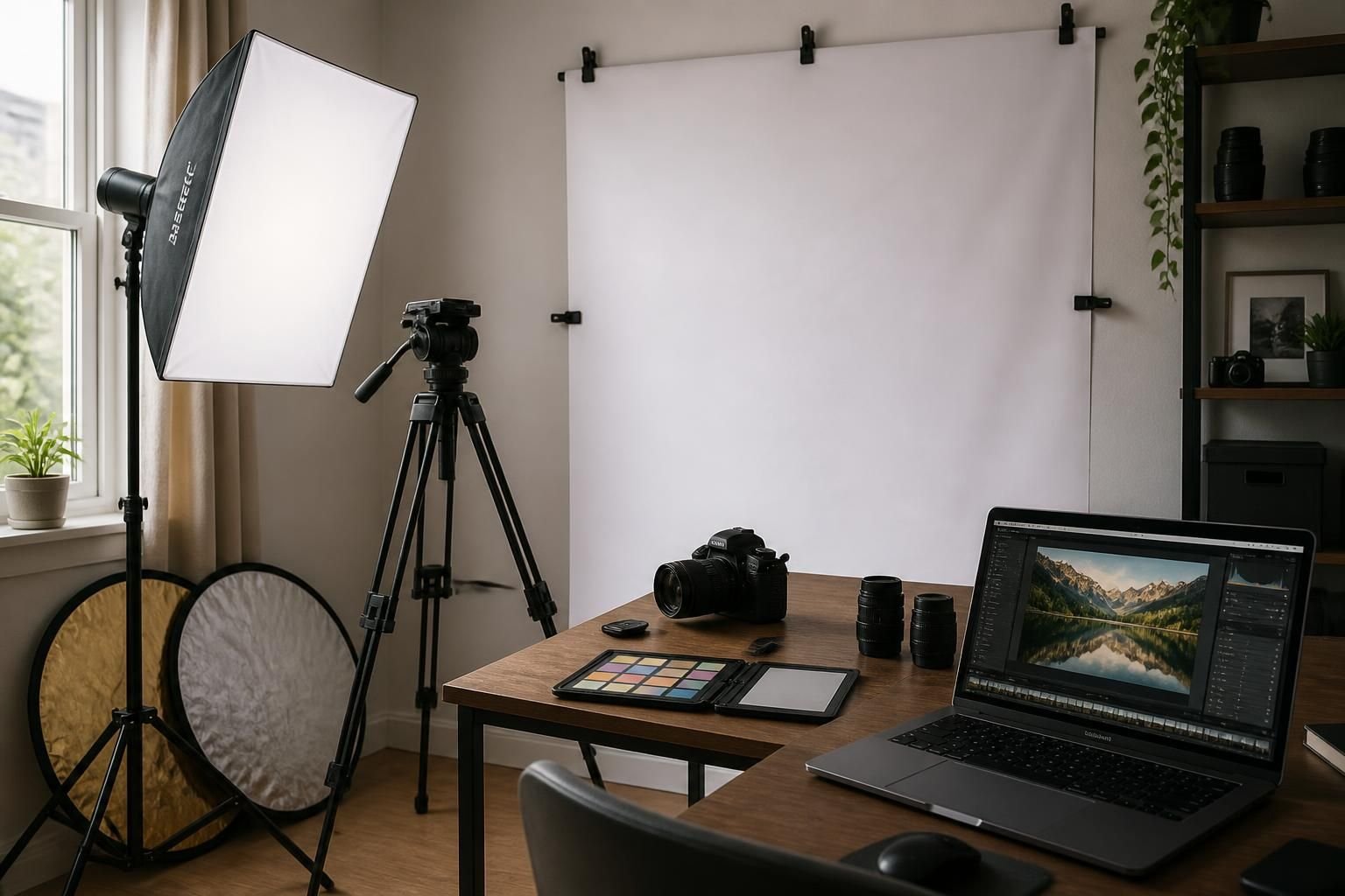 découvrez le matériel essentiel pour monter un studio photo à la maison et créer des prises de vue professionnelles facilement.