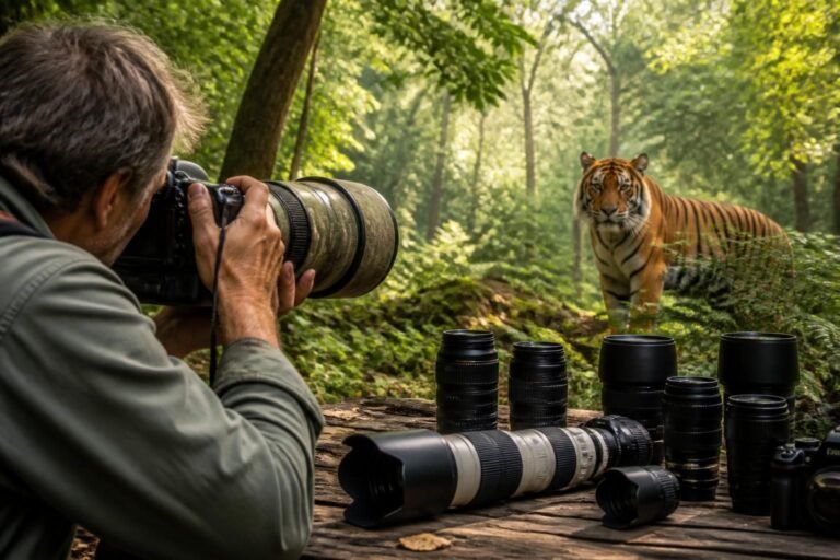 découvrez comment choisir l'objectif idéal pour la photo animalière et apprenez à capturer des images saisissantes de la faune sauvage.